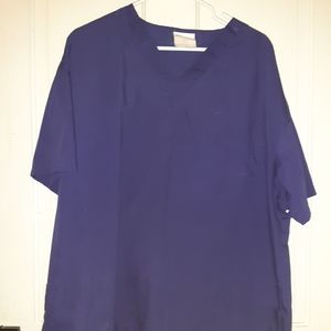 Purple unisex srub top